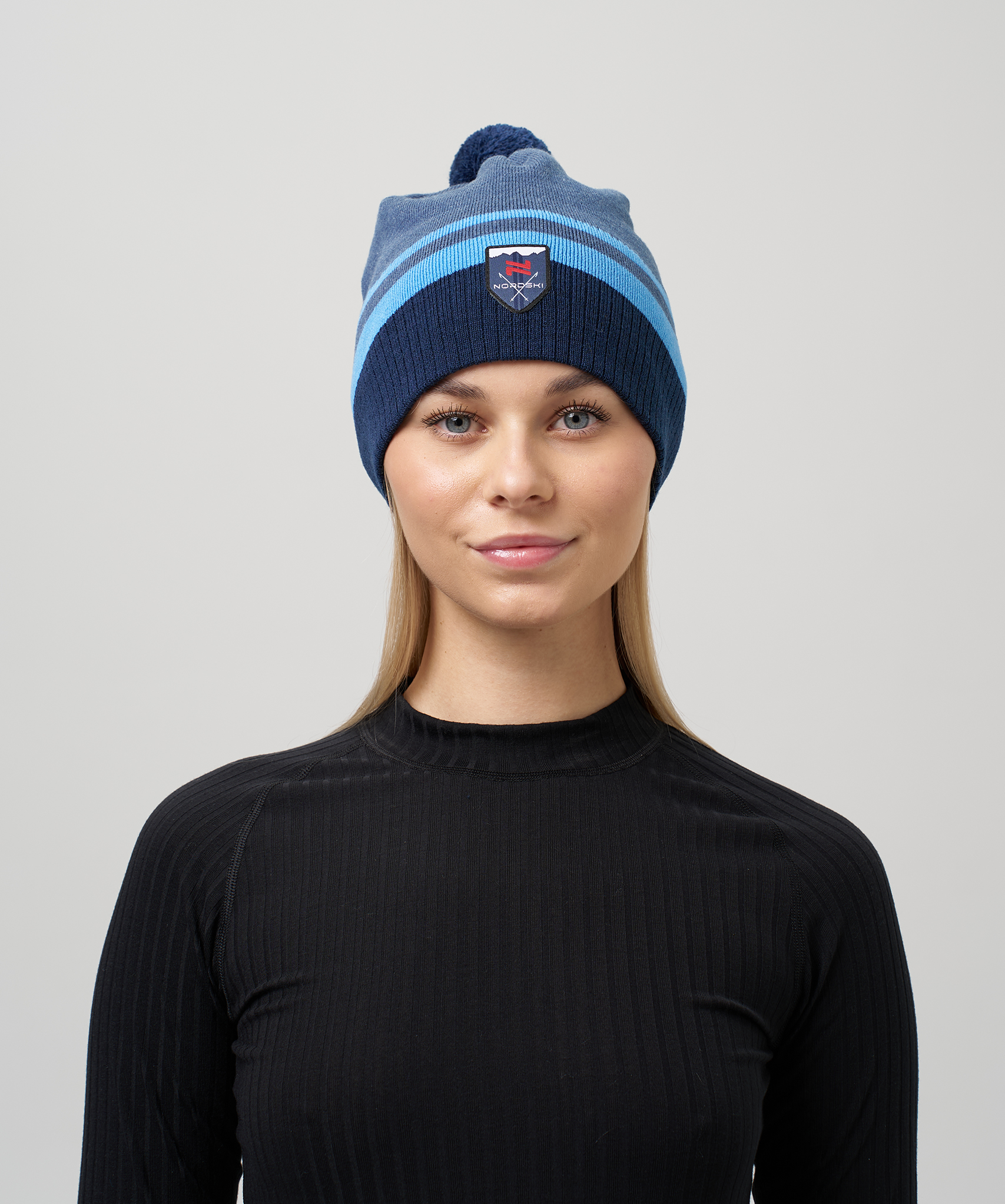 Шапка Nordski Move Grey/Black