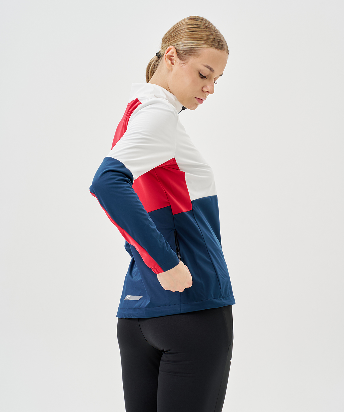 Тренировочная куртка Nordski PRO TOUR White/Deep/Red W