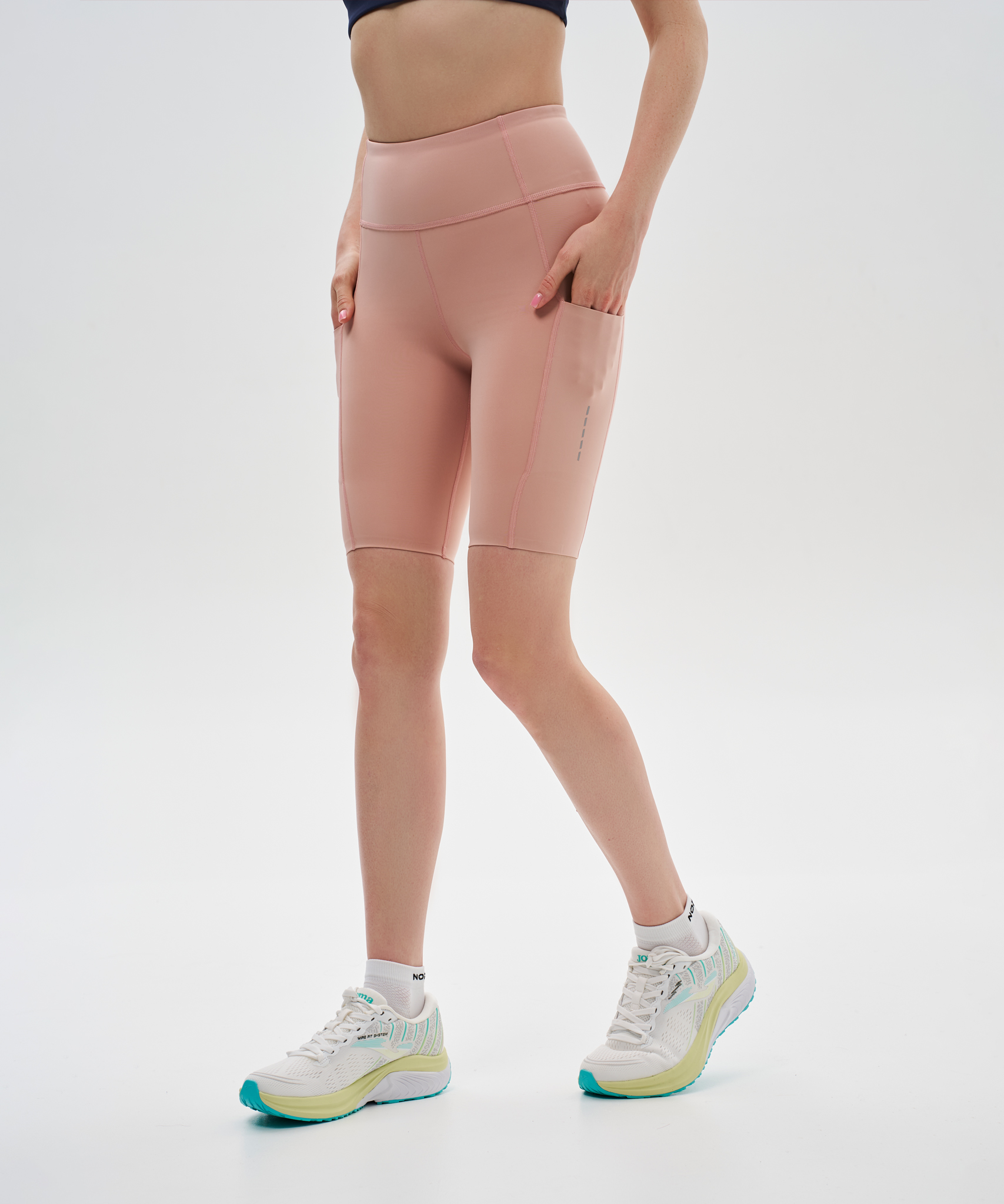 Тайтсы half Nordski Road Soft Pink W