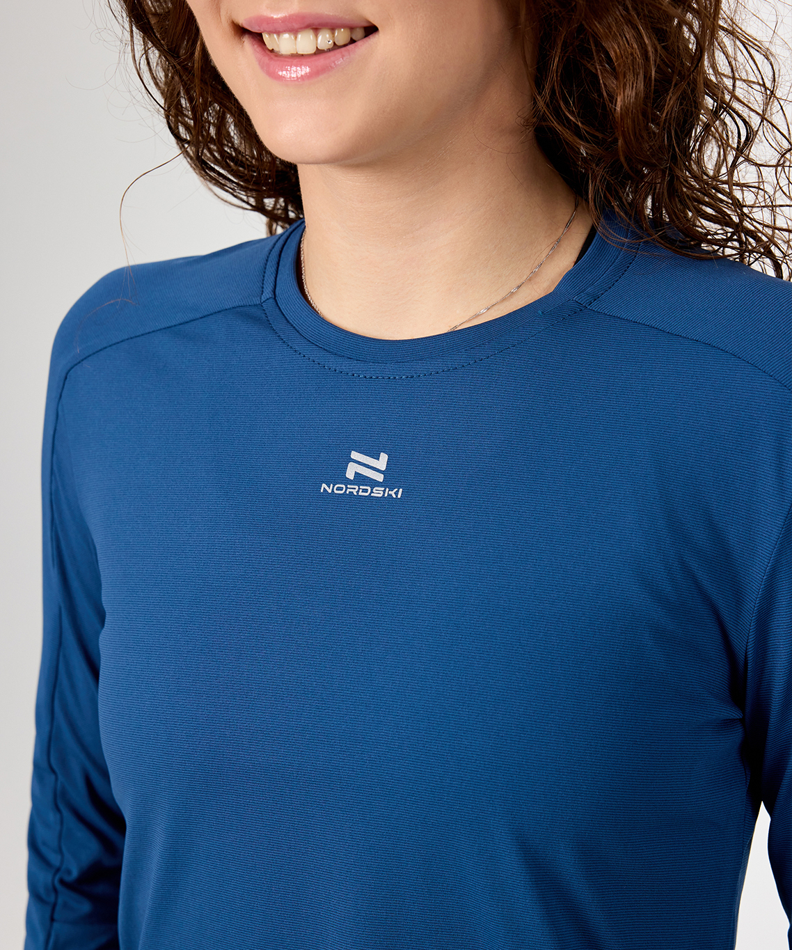Футболка Nordski Upcast Indigo с длинным рукавом W