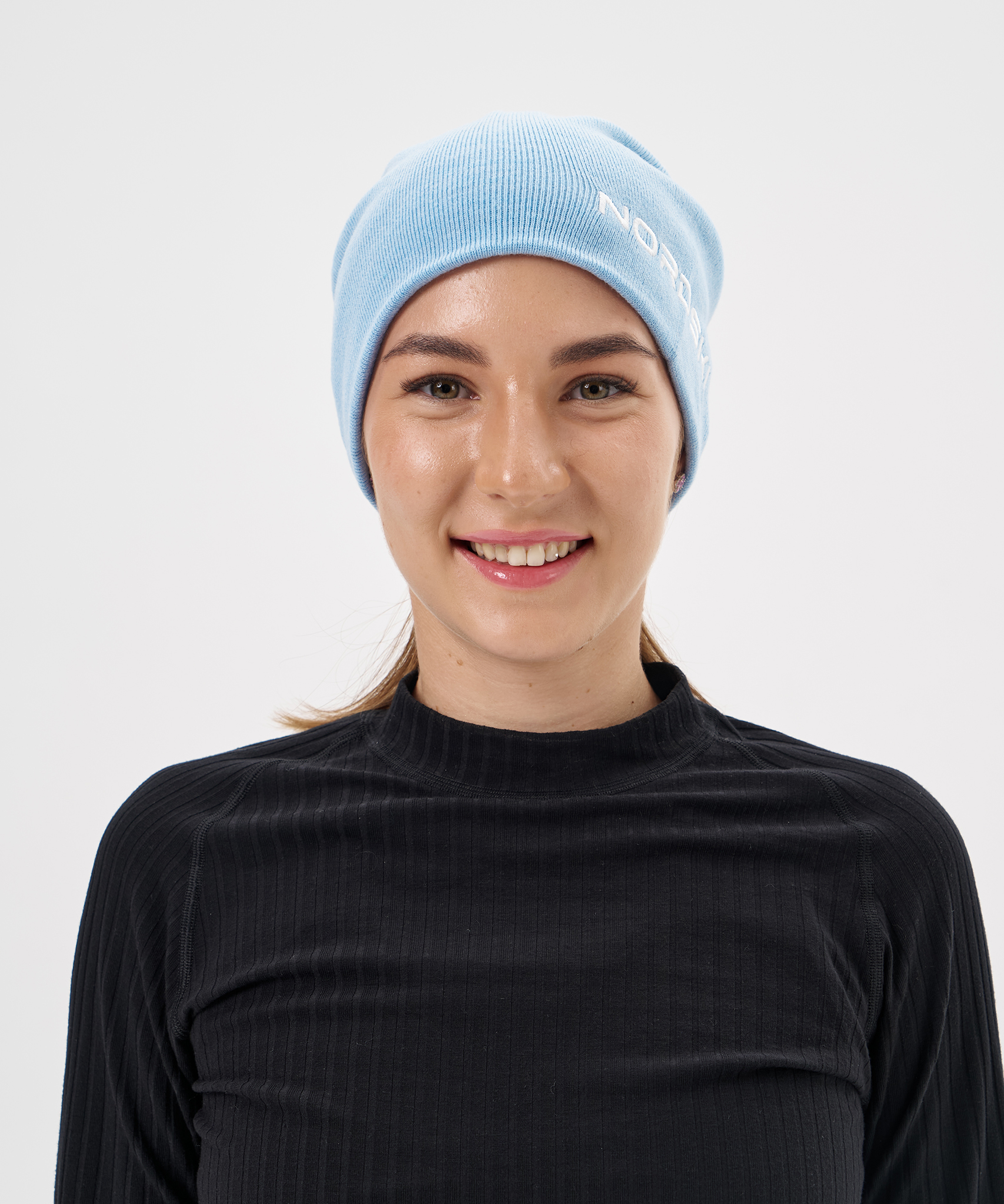 Шапка Nordski Embroidery Aqua