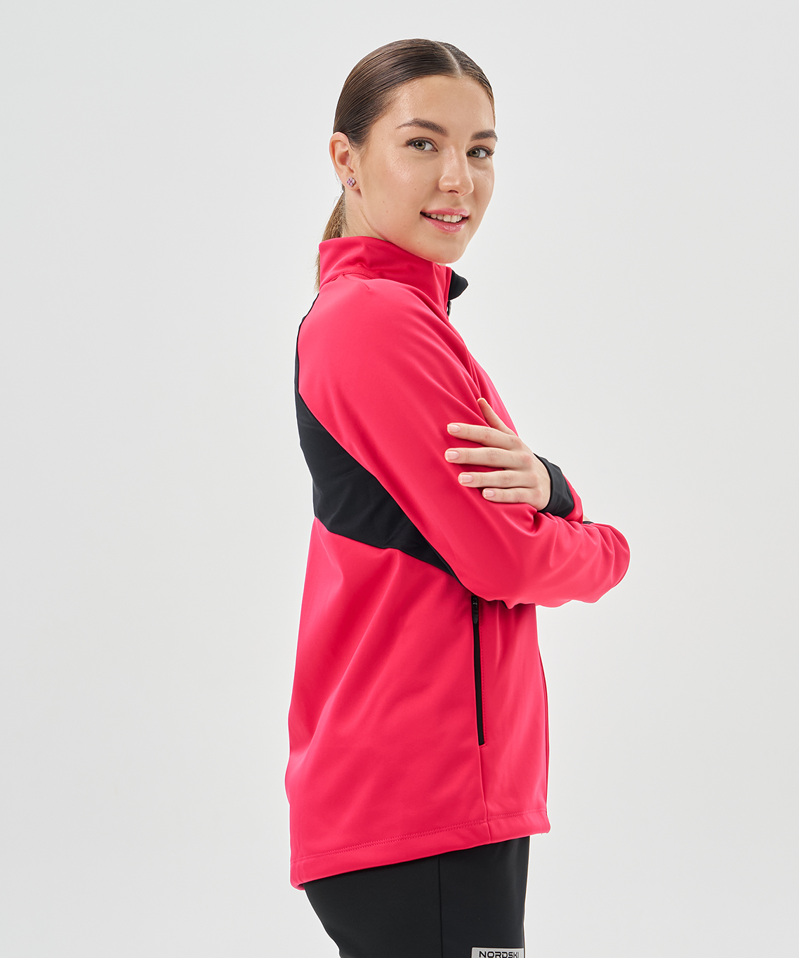 Тренировочная куртка Nordski Core Pink/Black W