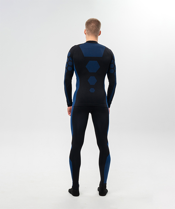 Комплект термобелья Nordski Snake Black/Blue