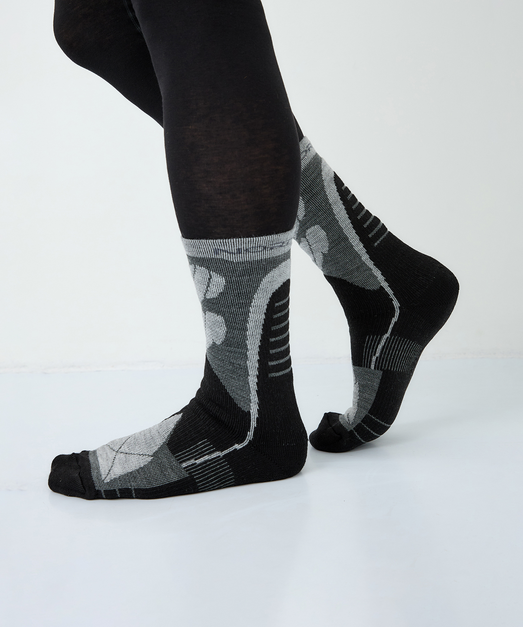 Носки Nordski Wool black/grey