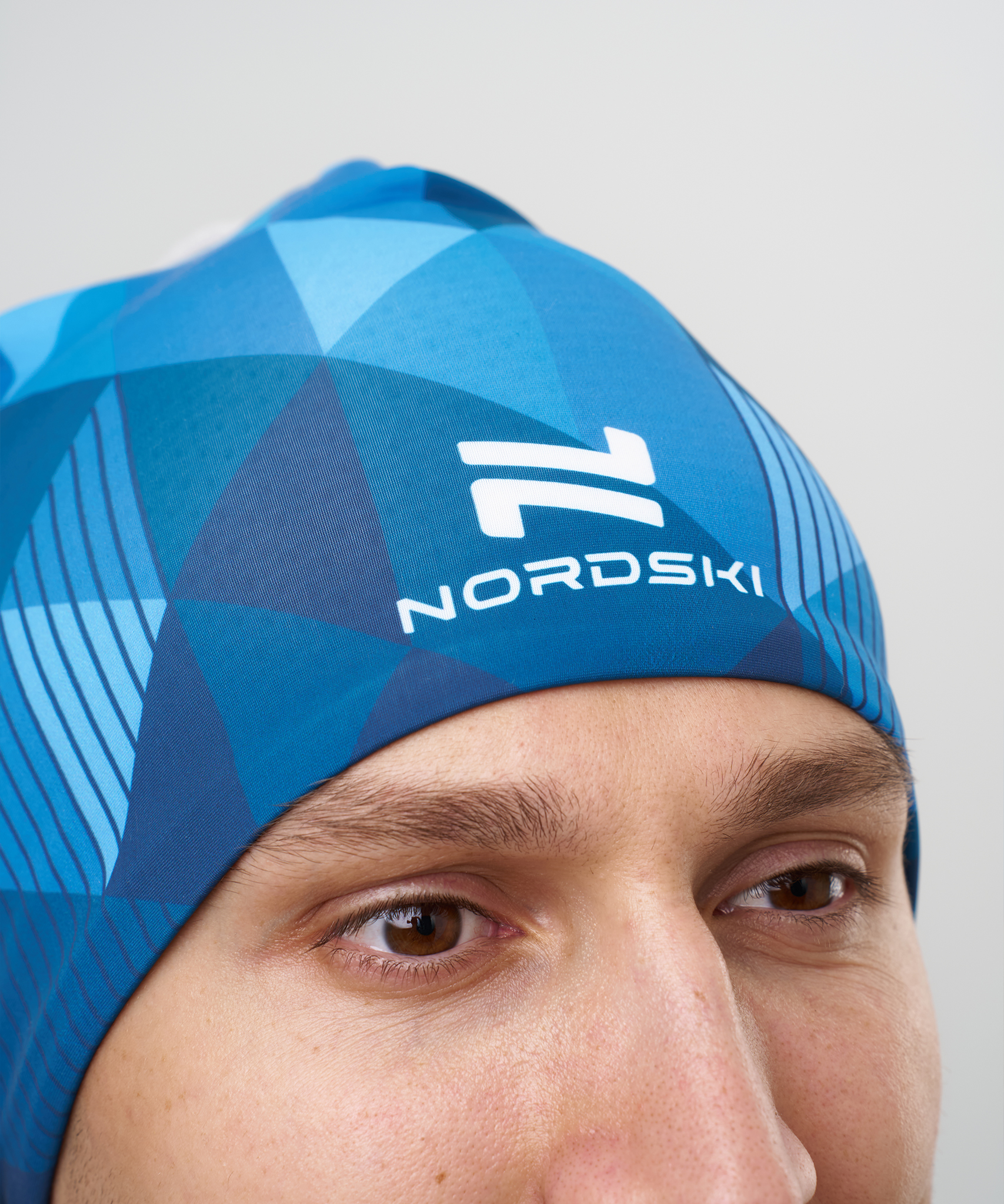 Гоночная шапка Nordski Race Bom Blue