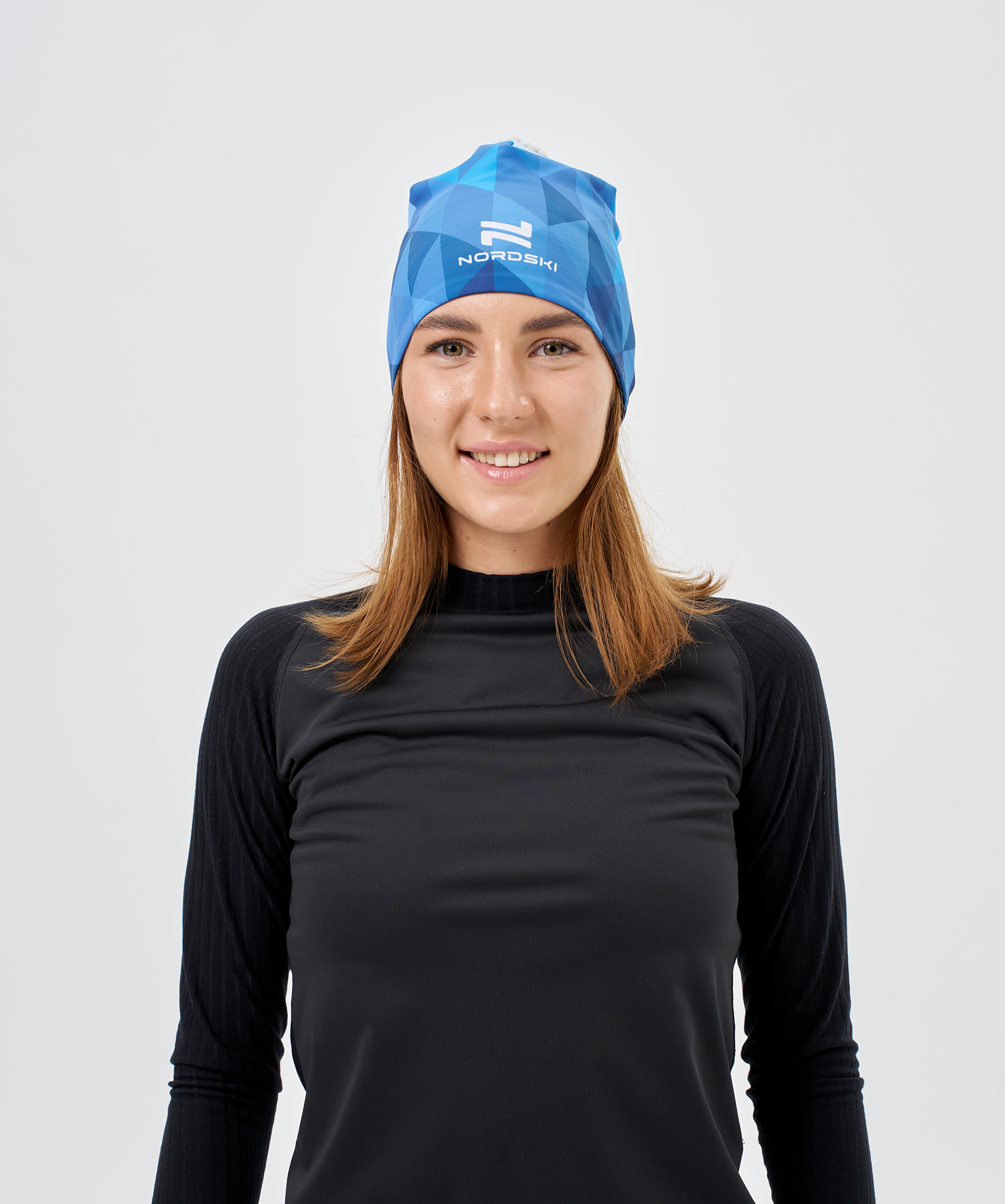 Гоночная шапка Nordski Race Bom Blue